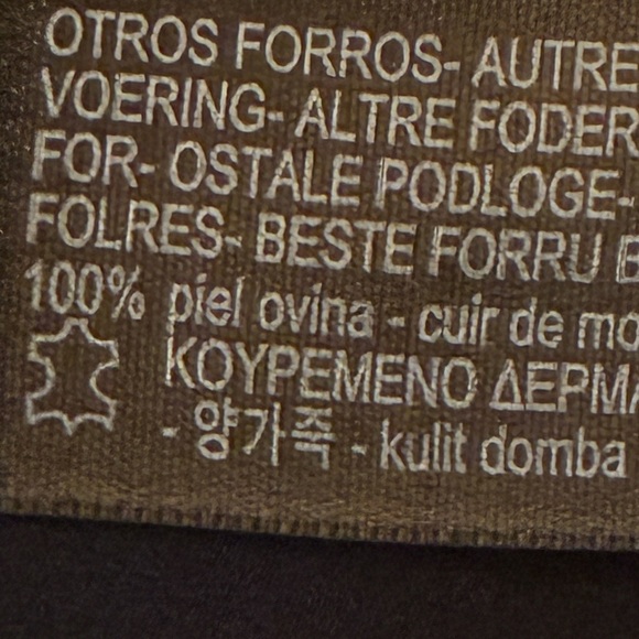 NWT. Massimo Dutti Limited Edition Black Leather Jacket With Drawstring Size XS. - Picture 12 of 13